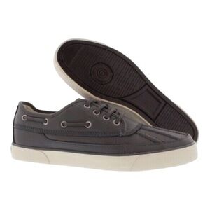 Polo Ralph Lauren Parkstone Low Lace-Up Leather Shoes in Gray Size 13D